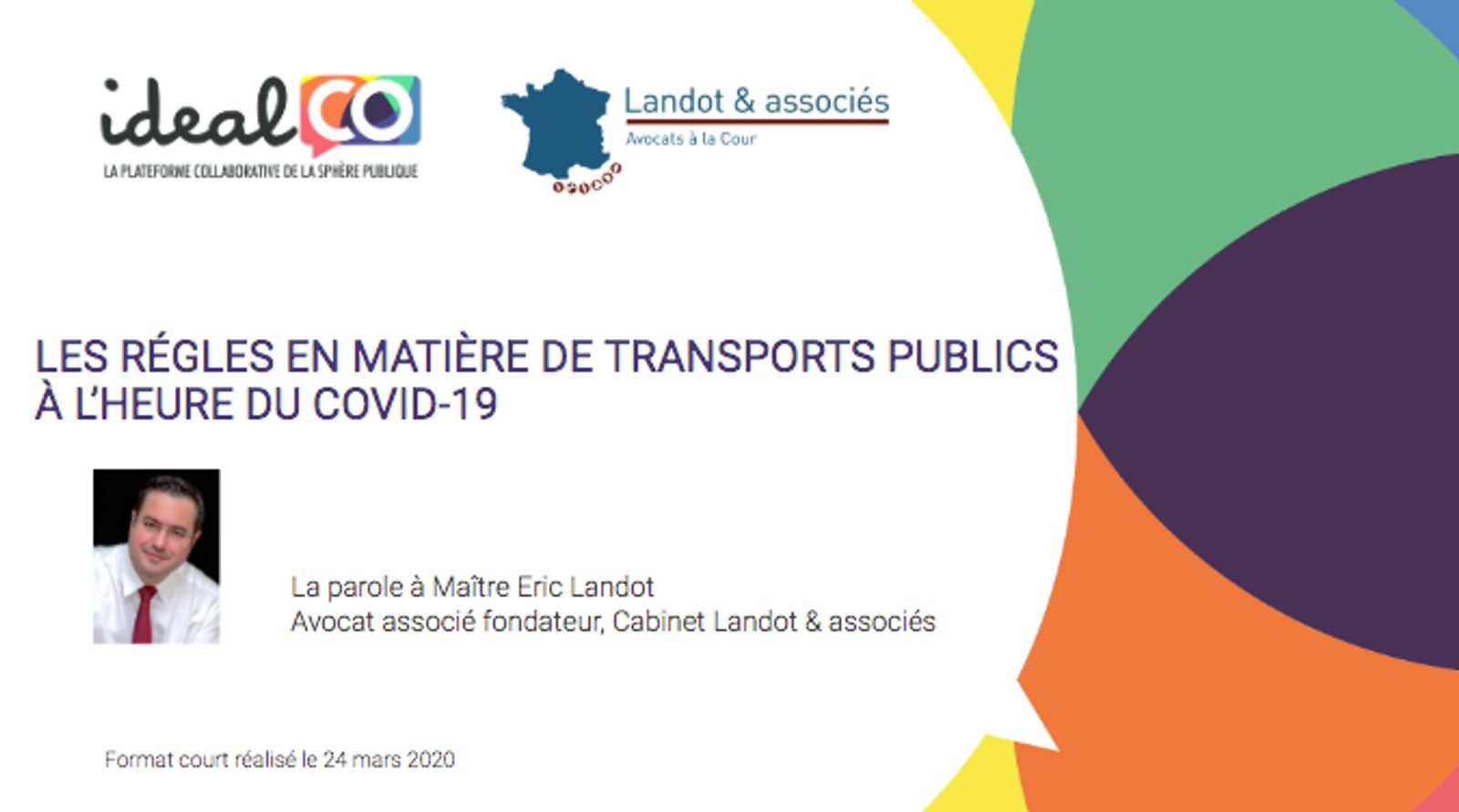 Les règles en matière de transports publics à l'heure du COVID-19