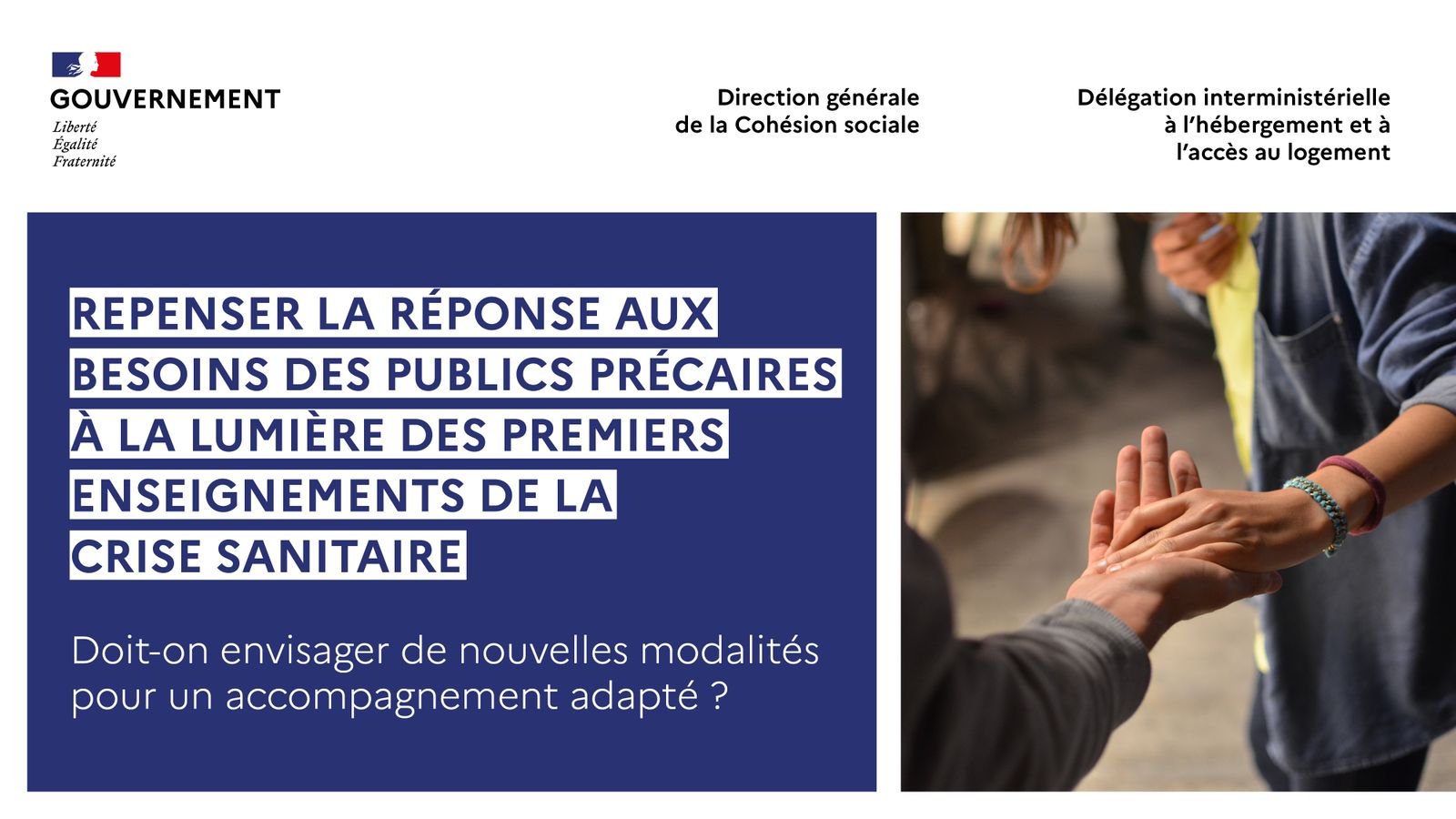 Repenser la réponse  aux besoins des publics précaires à la lumière des premiers enseignements de la crise sanitaire