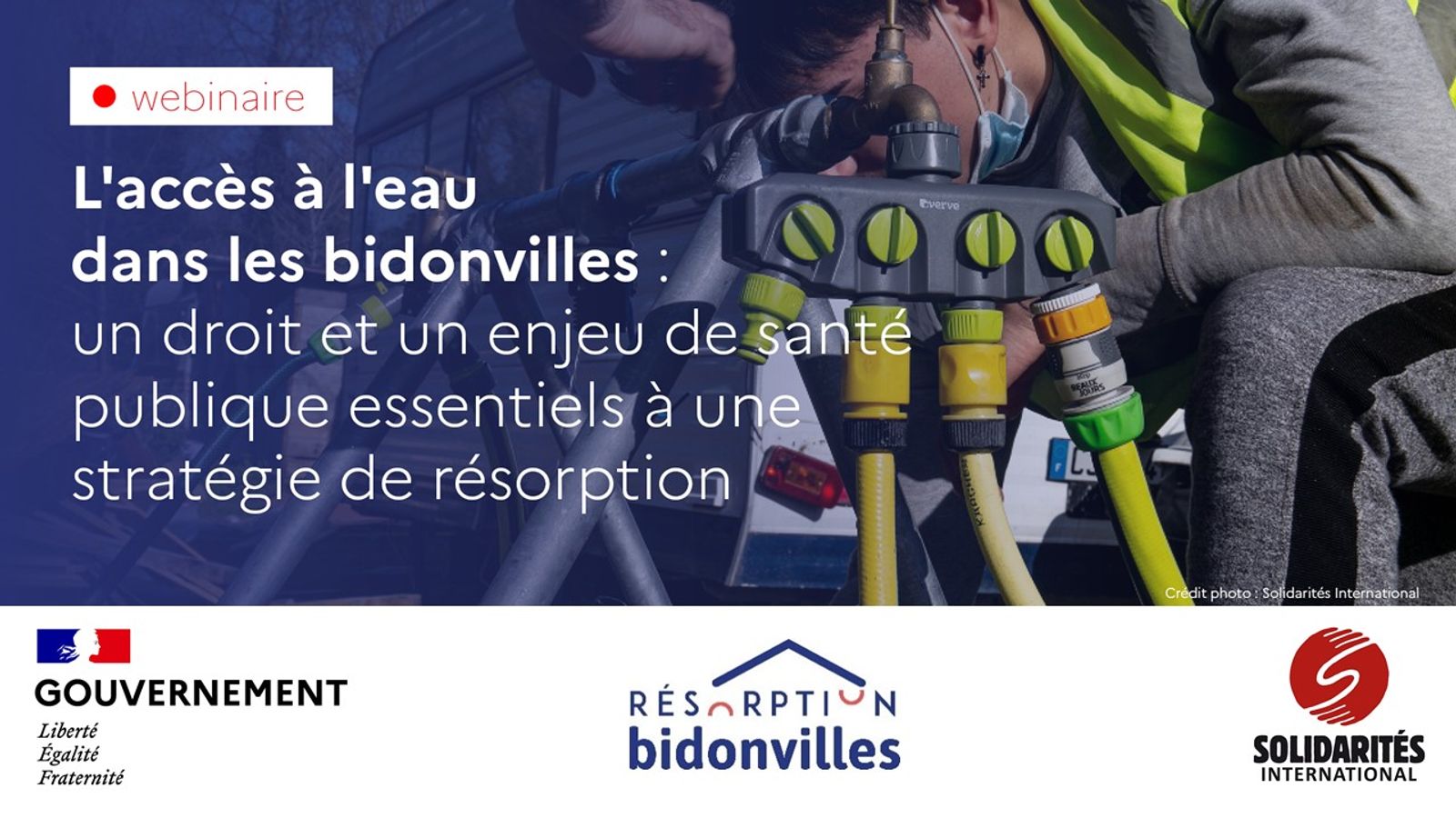 L'accès à l'eau dans les bidonvilles : un droit et un enjeu de santé publique essentiels à une stratégie de résorption