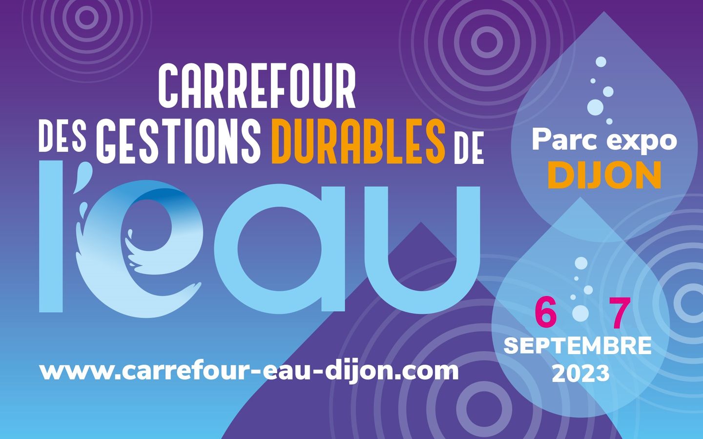 2ème Carrefour des Gestions Durables de l'Eau à Dijon : les supports de présentation