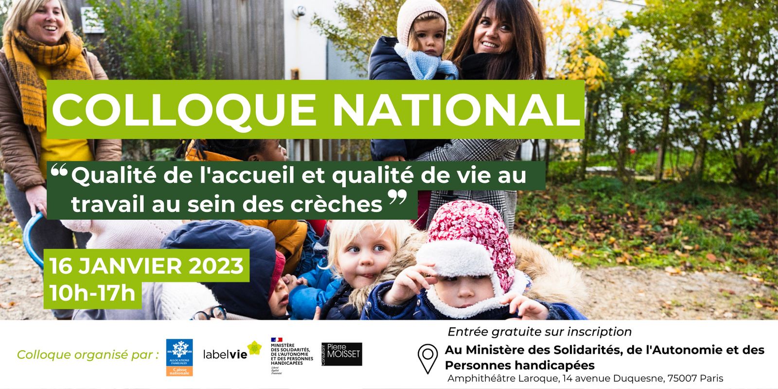 Qualité de l'accueil et qualité de vie au travail au sein des crèches
