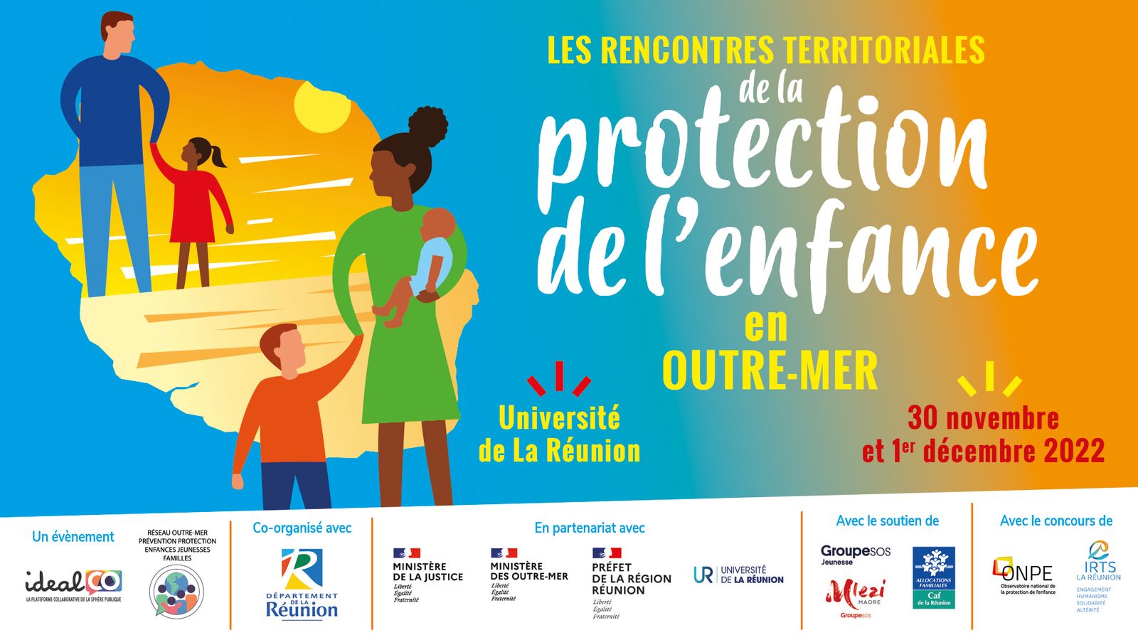 RTPE 2022 Réunion : Comprendre et apprendre pour innover autour des enjeux multiples de la protection de l'enfance ultra-marine