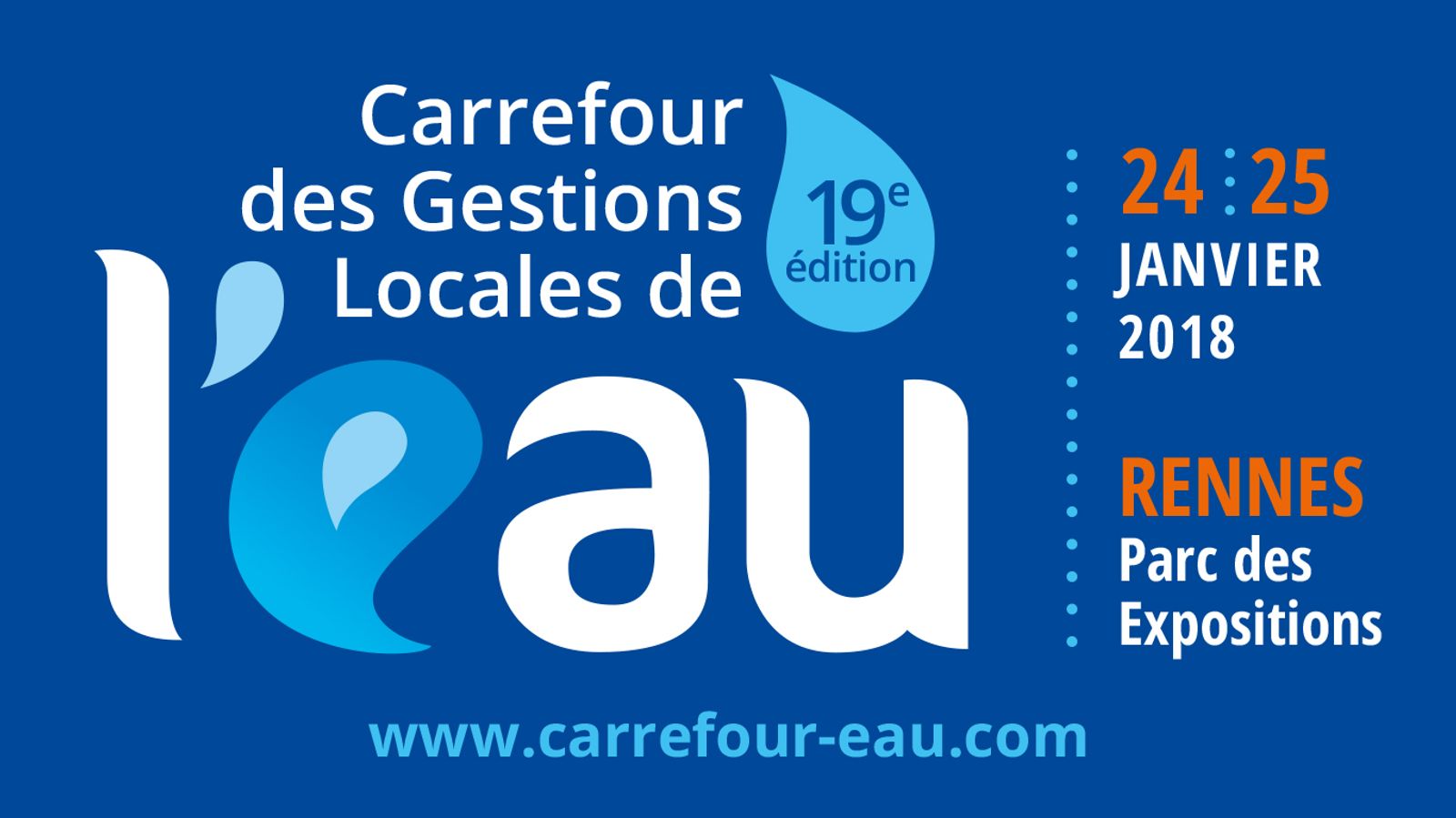 [CGLE19] Carrefour des Gestions Locales de l'eau 2018 - Focus