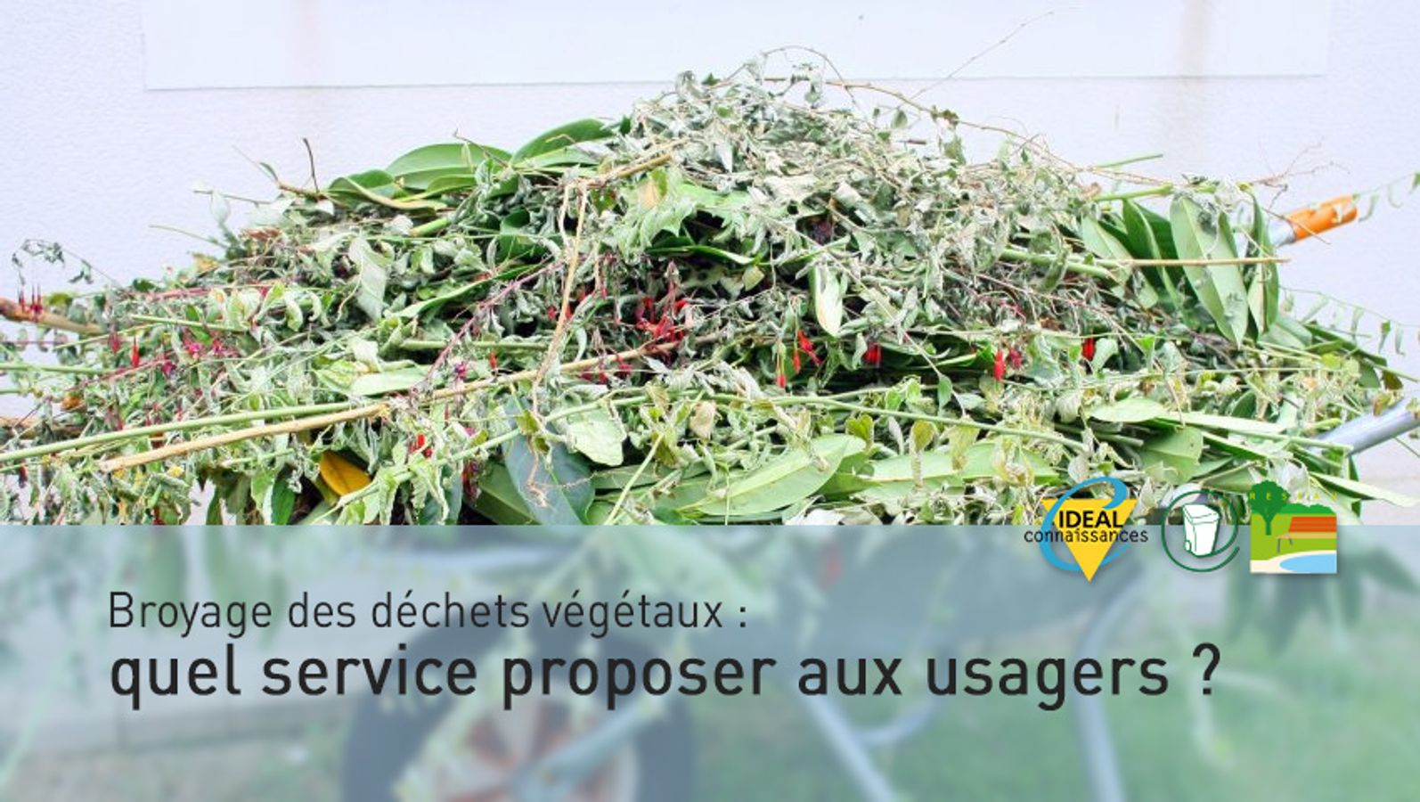 Broyage des déchets végétaux : quel service proposer aux usagers ?
