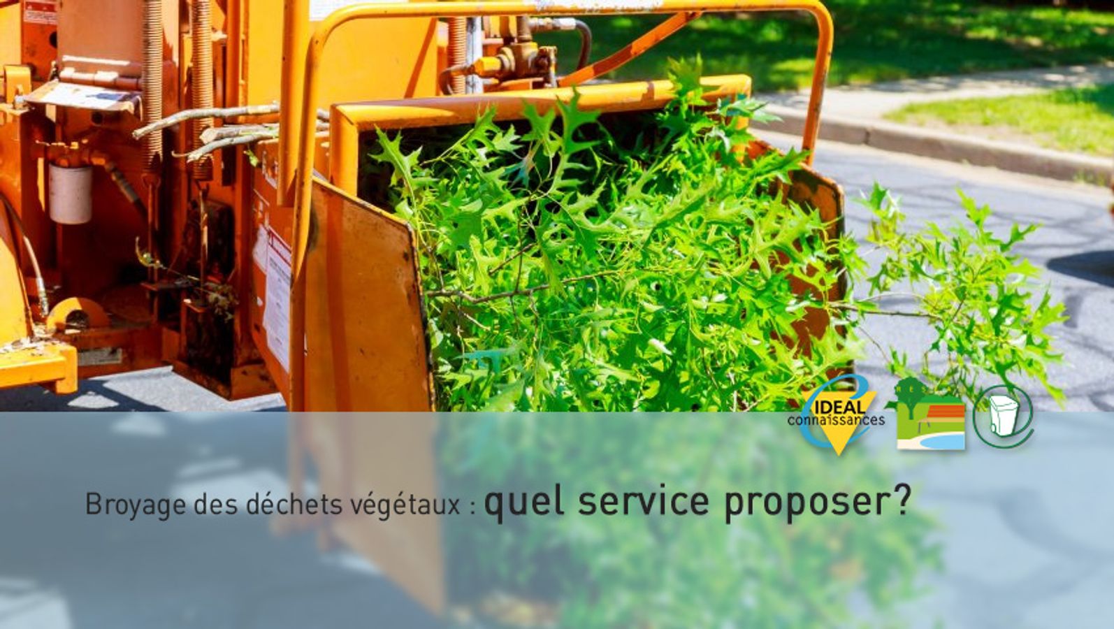 Broyage des déchets végétaux : quel service proposer?