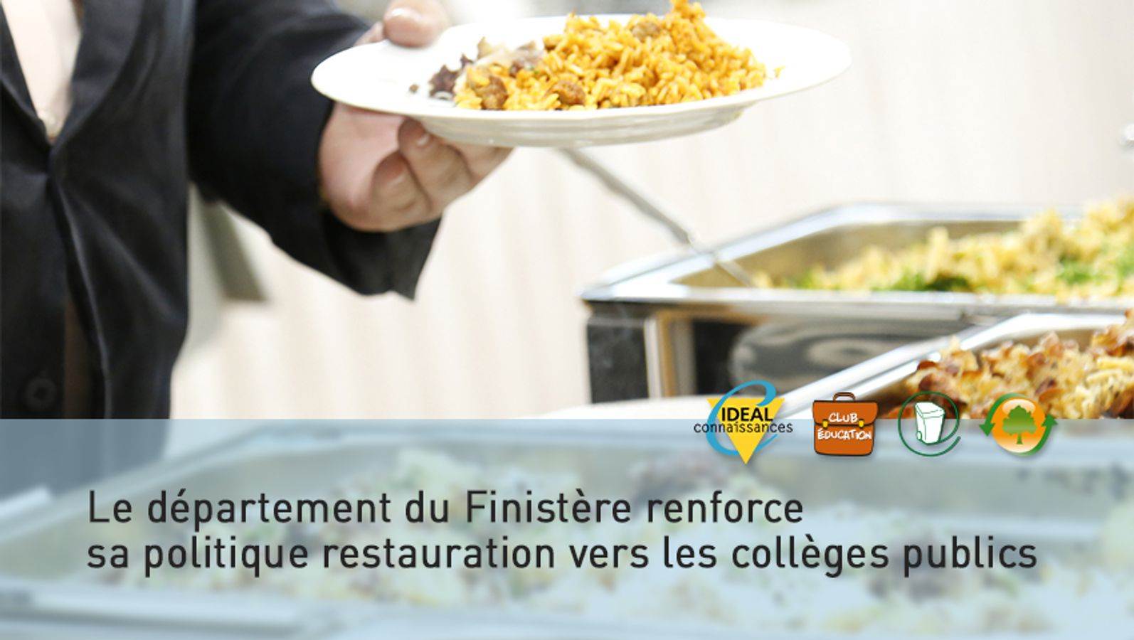 Le département du Finistère renforce sa politique restauration vers les collèges publics