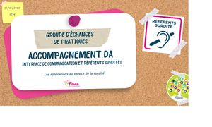 GEP - Accompagnement DA - Les applications au service de la surdité